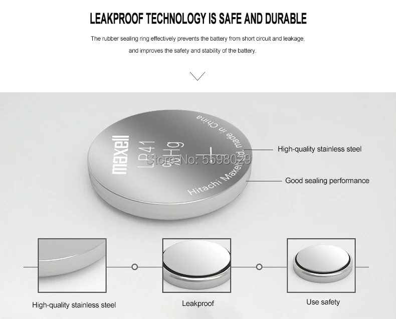 6 шт./лот 100% оригинал для батарея таблеточного типа Maxell LR1130 L1131 LR54 189 389 11 6*3 1 мм 5 V