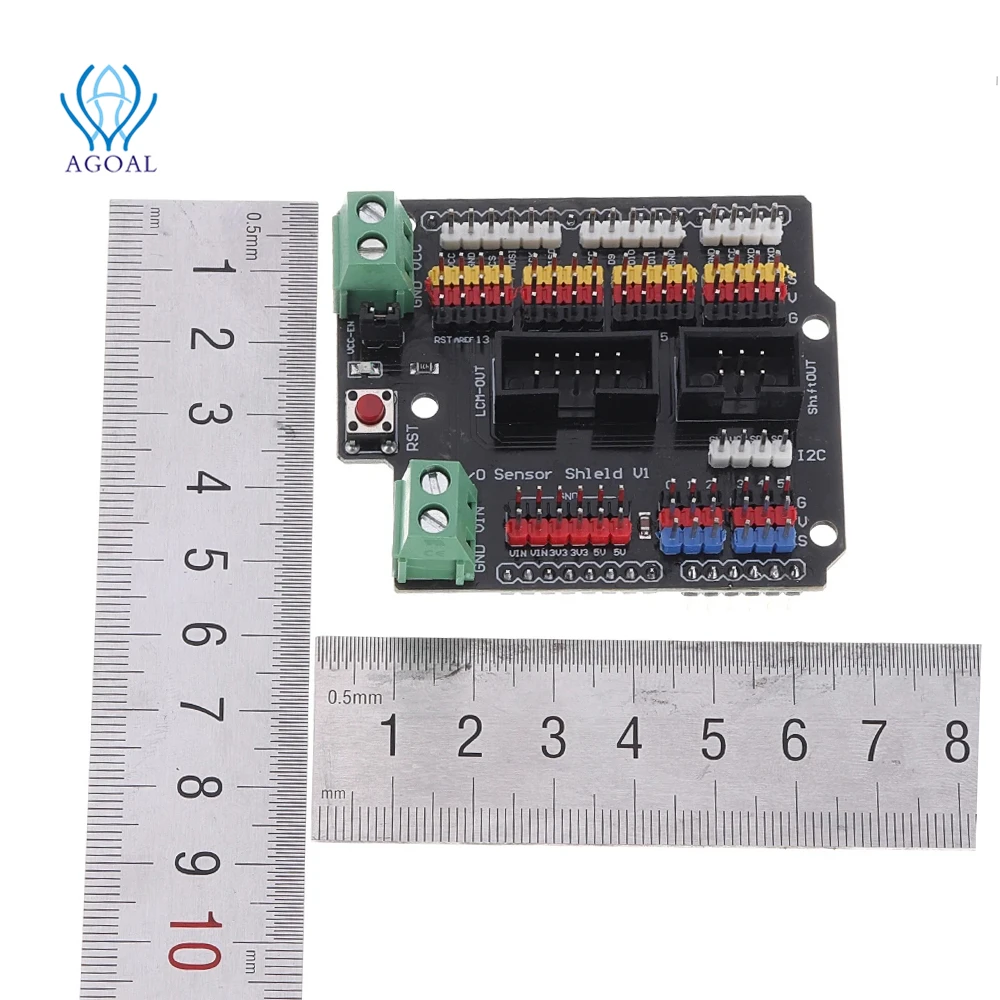 Плата расширения IO щит датчика ввода вывода для UNO R3 Geekcreit электрического