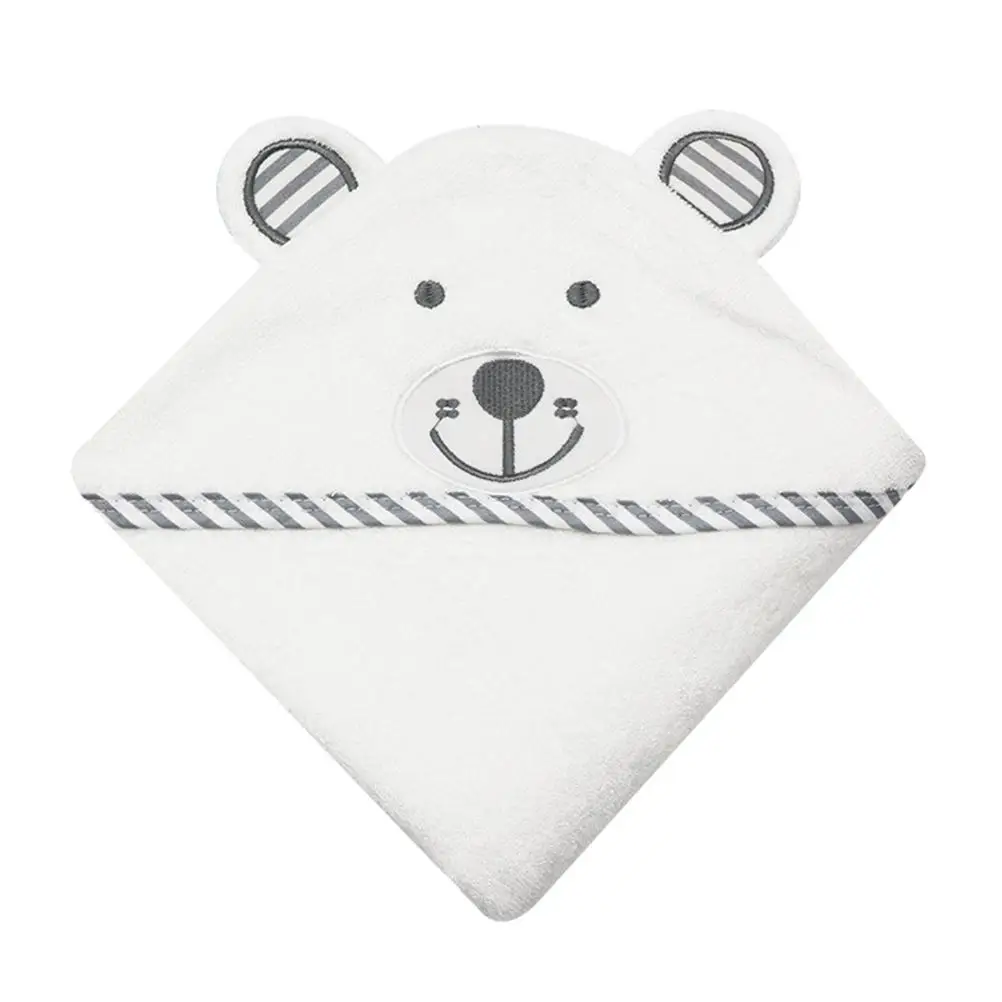 

Детское полотенце с капюшоном из бамбукового волокна, банное мягкое полотенце с милыми медвежьими ушками для новорожденных и детей