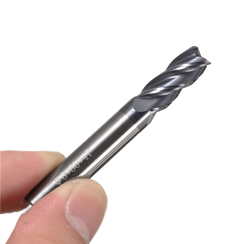 1-10mm 4 Flutes Solide Carbide Tungsten Steel Nitrogen Coated Milling Cutting HRC50 Straight Shank End Cutter CNC Tool | Инструменты