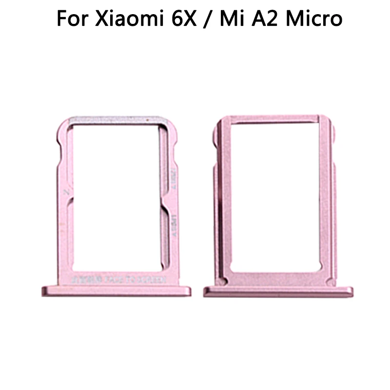

For Mi6X MiA2 SIM Card Tray Holder For Xiaomi 6X / Mi A2 Micro SD Card Holder Slot Adapter