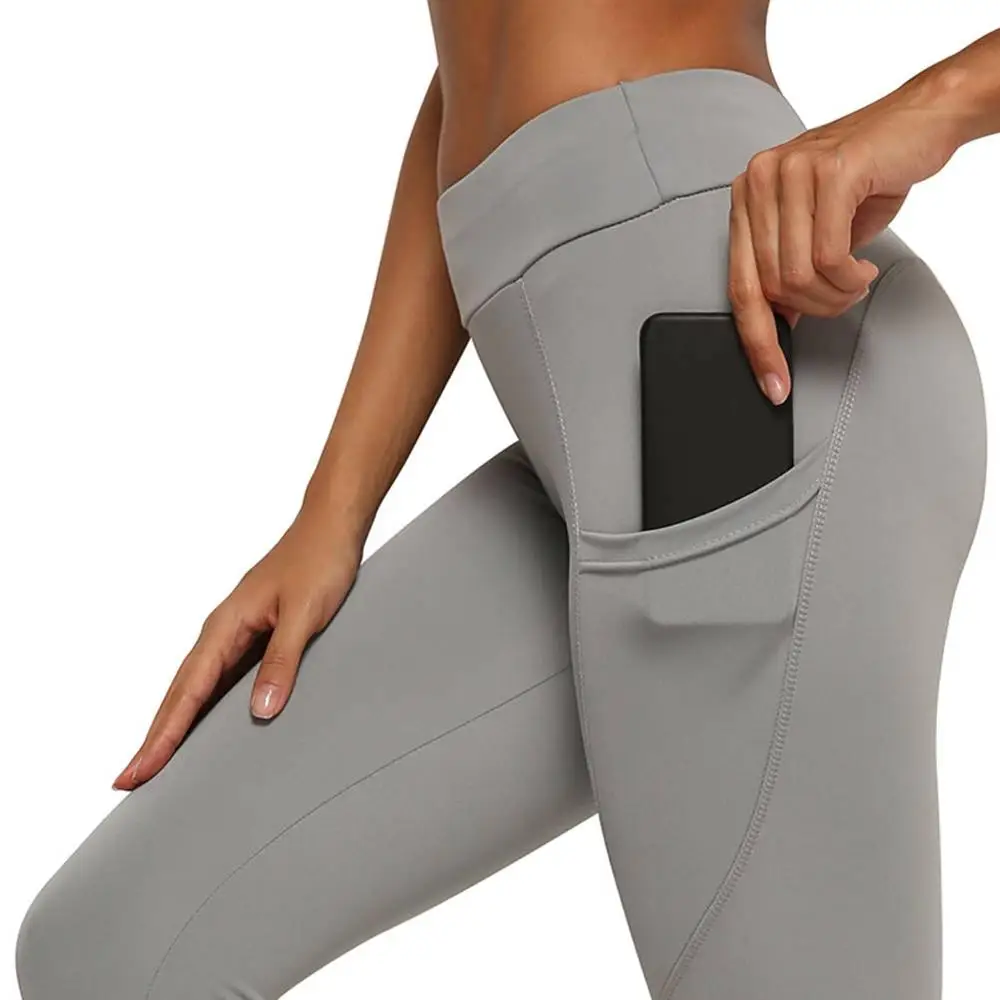JGS1996 High Waist Yoga Pants with Pockets Tummy Control Workout for Women 4 Way Stretch Leggings | Спорт и развлечения