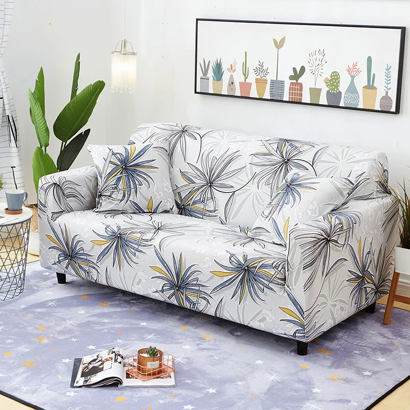 

Elastic Polyester Sofa Cover for Liveingroom Fantasy Milk Silky High Quality Stretch Fabric Fabric Protective Cover 1/2/3/4 Seat