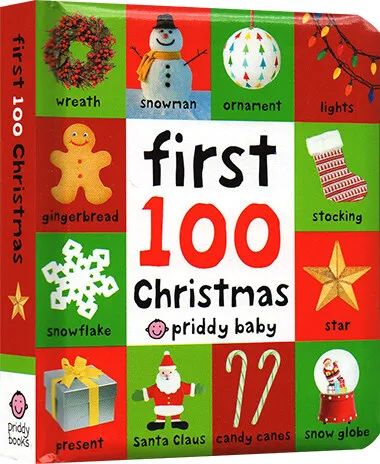

Первые 100 рождественские слова 1-3 детские книги