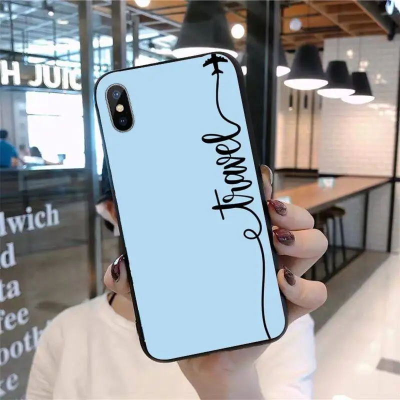 

World Map Travel Phone Case for iPhone 11 12 pro XS MAX 8 7 6 6S Plus X 5S SE 2020 mini