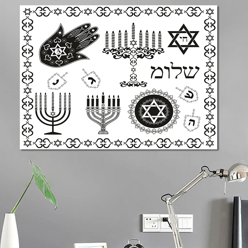 Буддийская картина с символом стестика мандала Картина на холсте буддийская