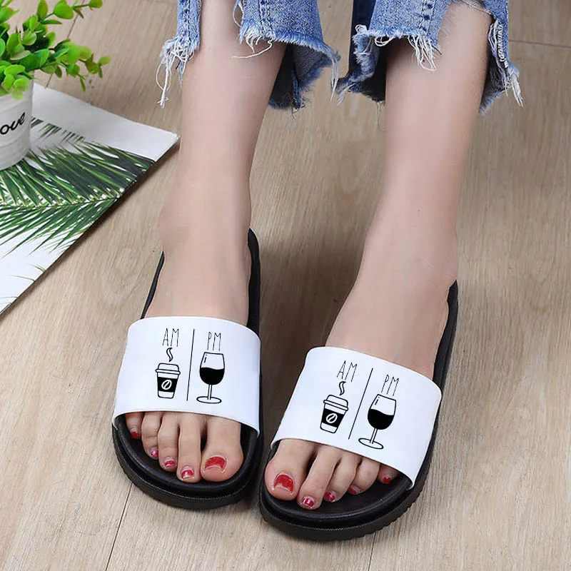 

2021 Fashion Women Slippers home indoor slippers Cartoon Pattern Cute Printed Shoes Outdoor Indoor Home Comfortable Slides
