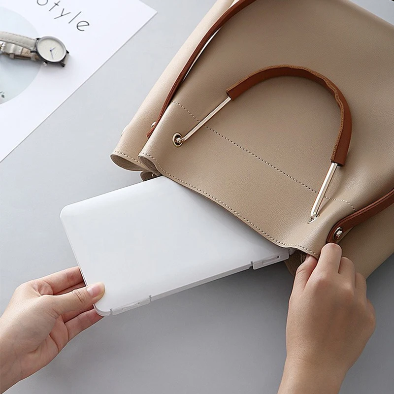 Dust mask storage box Portable bag Disposable N95 organizer 19*11cm | Дом и сад