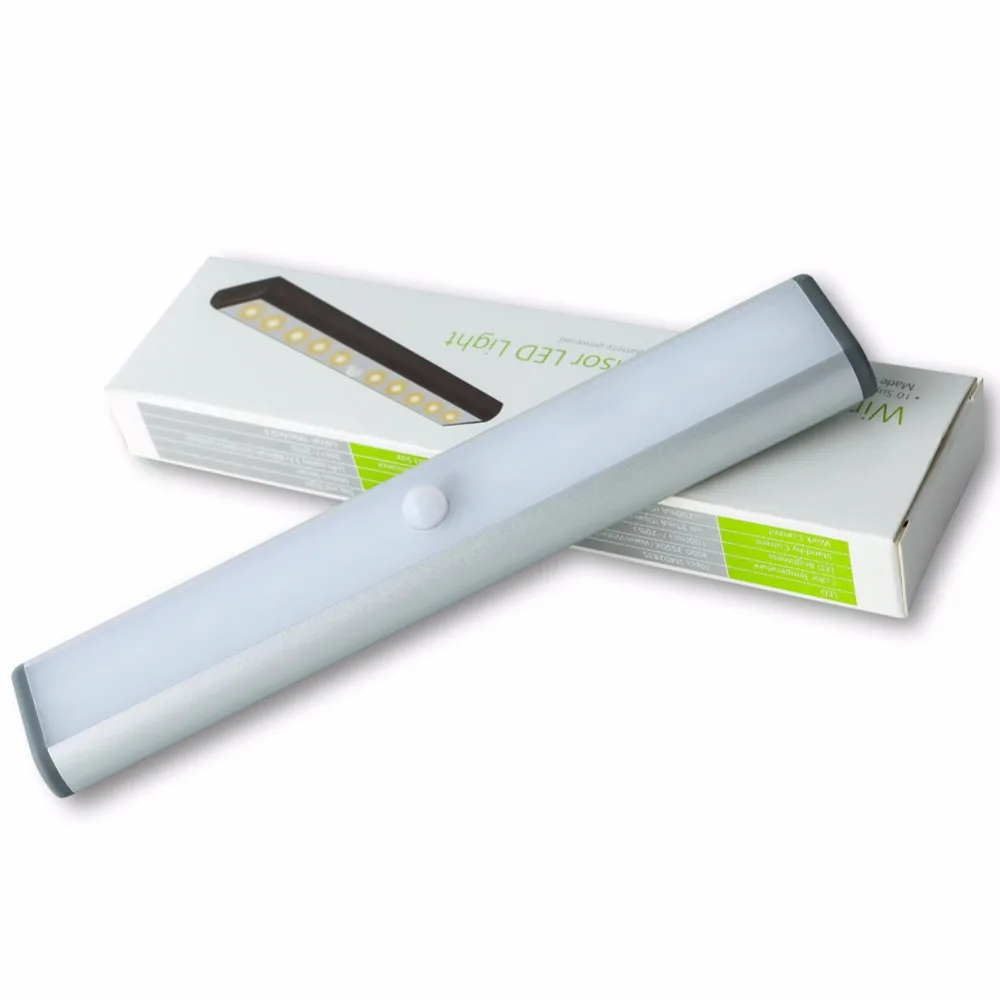 

Портативный светодиодный светильник для шкафа с датчиком движения, 20 светодиодов, зарядка через usb, светодиодная лампа для чтения, фонарь дл...