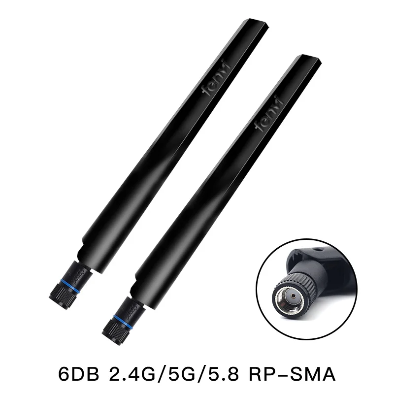 Внешняя беспроводная антенна Wi-Fi 2 4G/5GHz 6DBi 10Dbi RP-SMA универсальный роутер сетевая