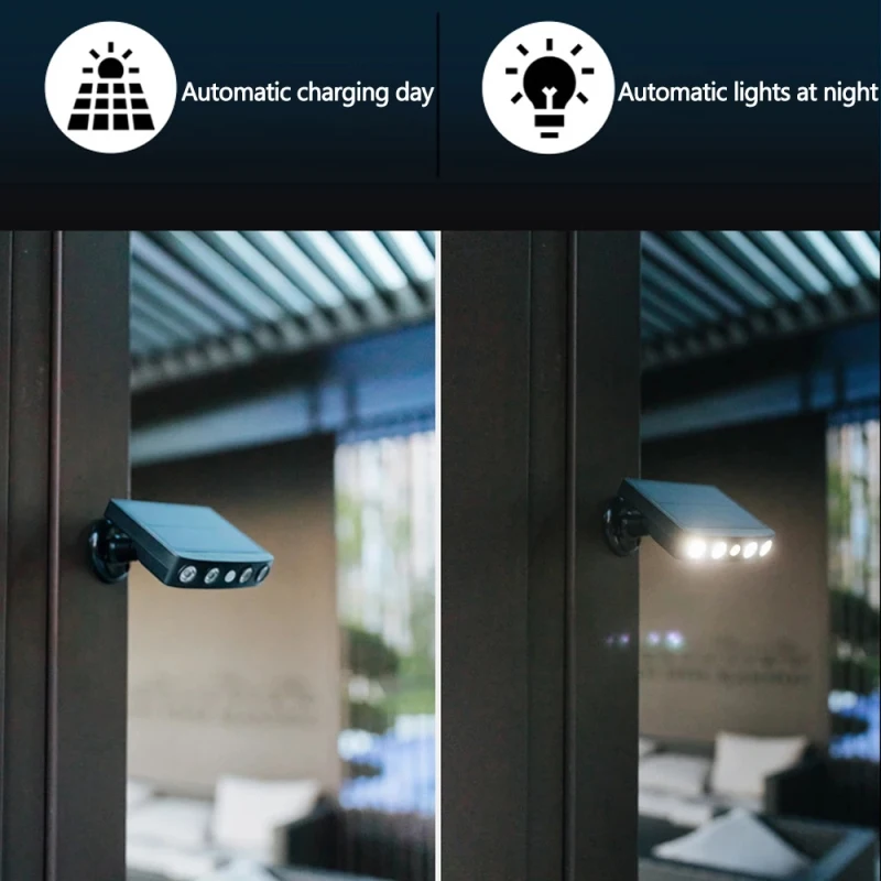 

Solar Wall Light Power PIR Motion Sensor LED Light Outdoor Waterproof Garden Lamp