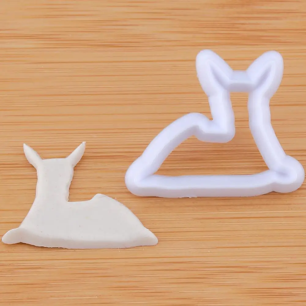 8 шт./компл. Рождественские Формы для выпечки снежинки лось олень рождественские