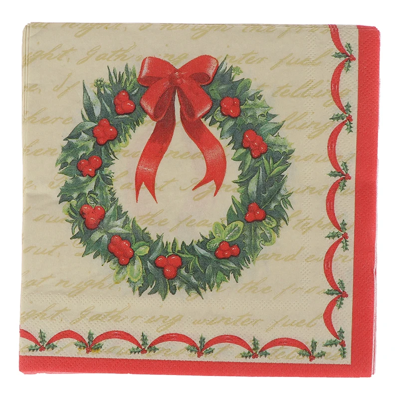 20 шт./компл. салфетки одноразовые гирлянды печатные графические ручная бумага