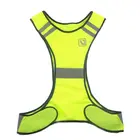 Светоотражающий Жилет для ночной езды WEST BIKING, регулируемый жилет для езды на велосипеде, одежда с предупреждениями, флуоресцентная Ночная