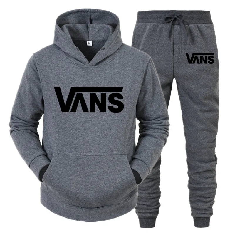 

NEW Winter Mens Sportswear casual Sets Men's Casual Tracksuit Men 2 Piece Set Polyester Sweatshirt Sweatpants Sportswear Running
