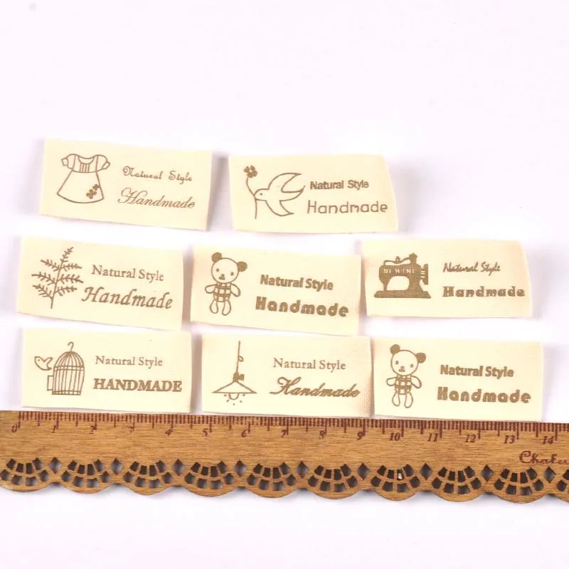 50 шт. этикетки для одежды с принтом | Дом и сад