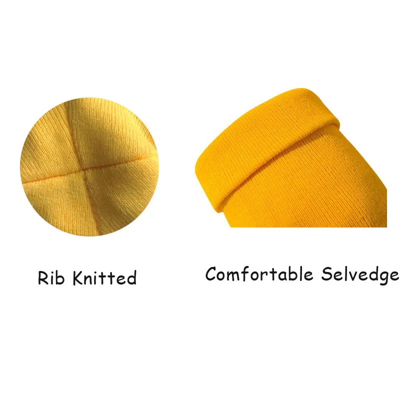 Miya Mona Модная вязаная хлопчатобумажная шапка бини Женская Повседневная теплая