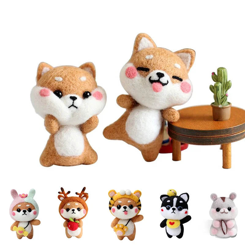 LMDZ набор из 1 шт. несколько Подвесок в виде животных мультяшный шерстяной для