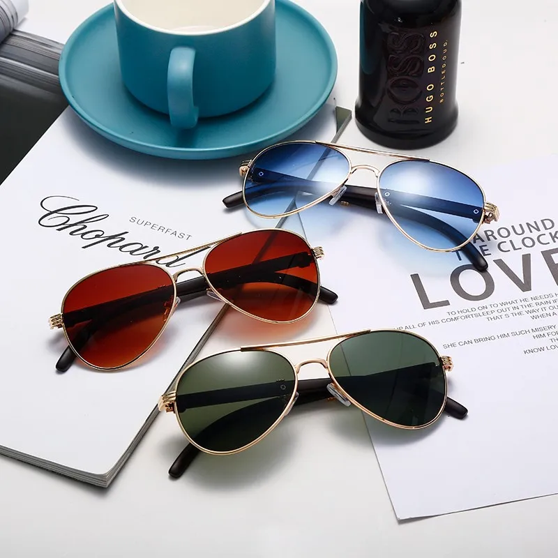 

2021 Jaspeer Pilot Sunglasses Men Punk Uv400 Driving Sun Glasses Women Brand Designer Steampunk Shades Eyewear