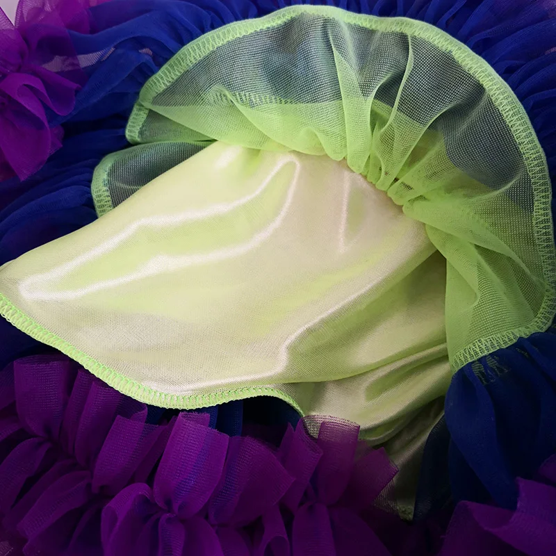 Шифоновая юбка-пачка радужного цвета праздничная для танцев вечеринок принцесс |