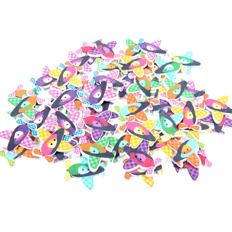 Смешанные простые окрашенные деревянных прошитых альбомов ручной работы кнопки