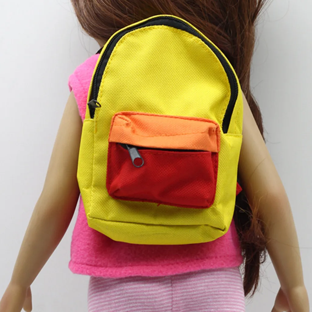 

Handmade 18in Doll Backpack For American Girls Bag Doll Accessories Child Gifts