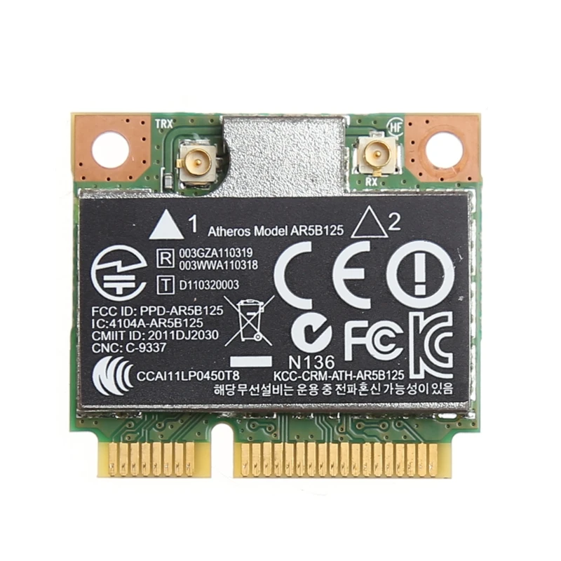 150M Wi Fi WLAN PCI E адаптер беспроводной карты для Atheros AR5B125 SPS 675794 001 HP PN 670036 001|Сетевые