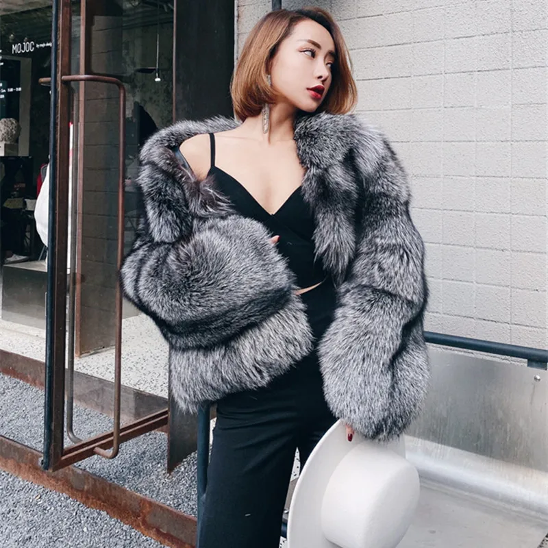 

GAMPORL 2021 зимнее искусственное меховое высококачественное новое модное женское пальто роскошное плотное теплое короткое пальто из искусстве...