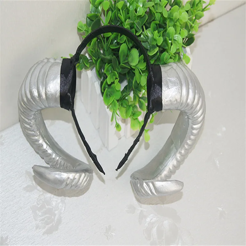 2021: бараний рог головная повязка завязка для волос аксессуар демон зла