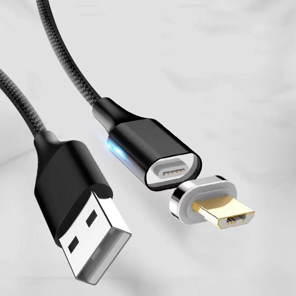 3а микро usb кабель Магнитный Usb зарядный для Huawei Быстрая зарядка Samsung планшета Android