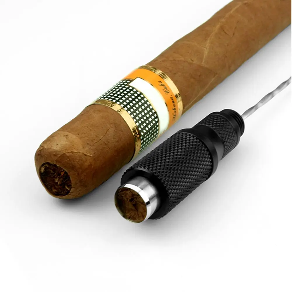 COHIBA резак для сигар гаджеты портативный карманный металлический клинок пуля