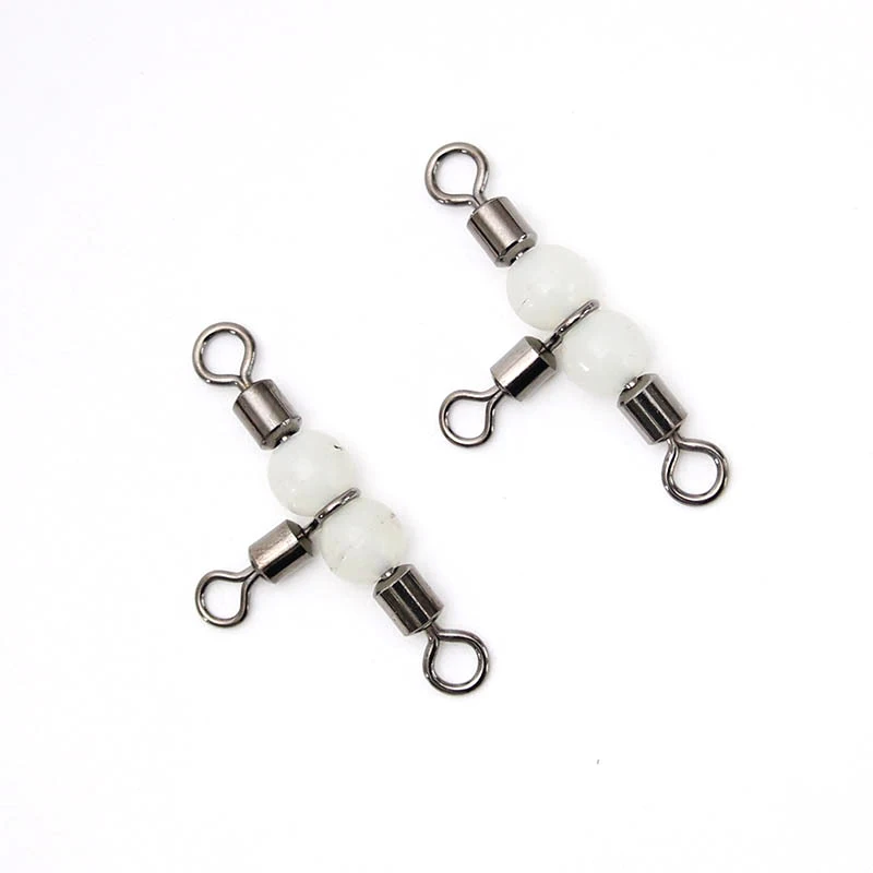 50 PCS Fishing swivels Stainless hook connector Solid fishhook lure link fishing accessories