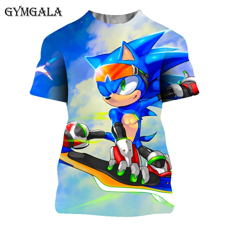 

2020Summer new style 3D printing fashion cool short-sleeved hedgehog funny t-shirt men and women the same cartoon t shirts