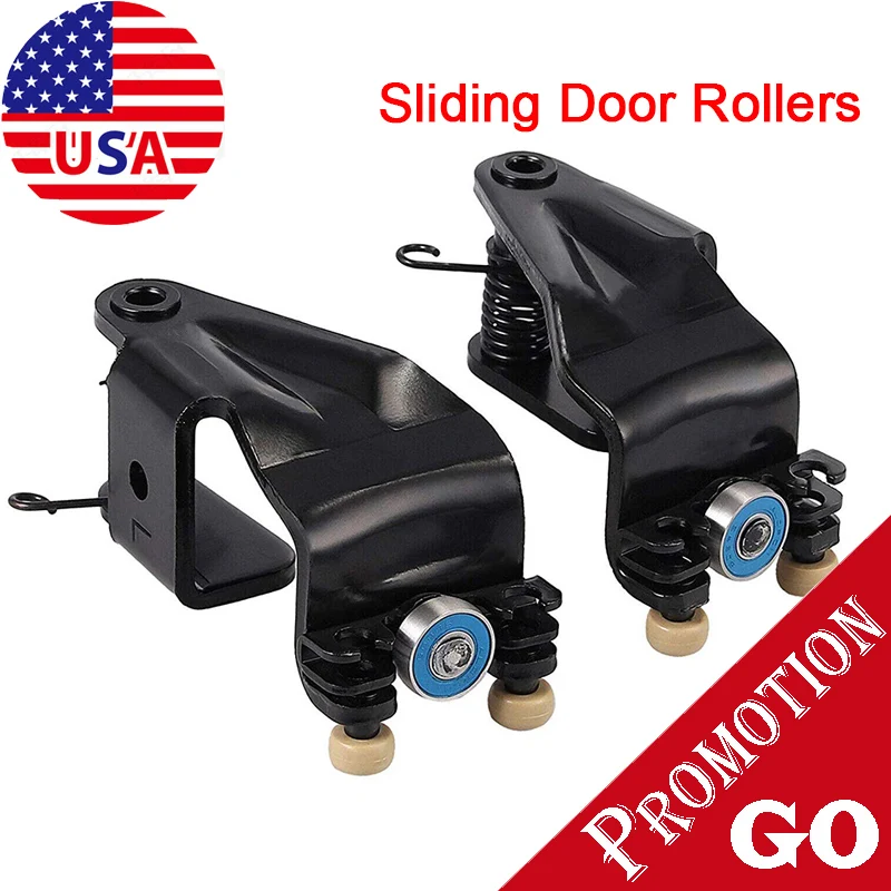 

2pc Car Pair Sliding Door Rollers Left & Right Center Mount Sliding Door Rollers For 2005-2010 Honda Odyssey us warehouse UPS