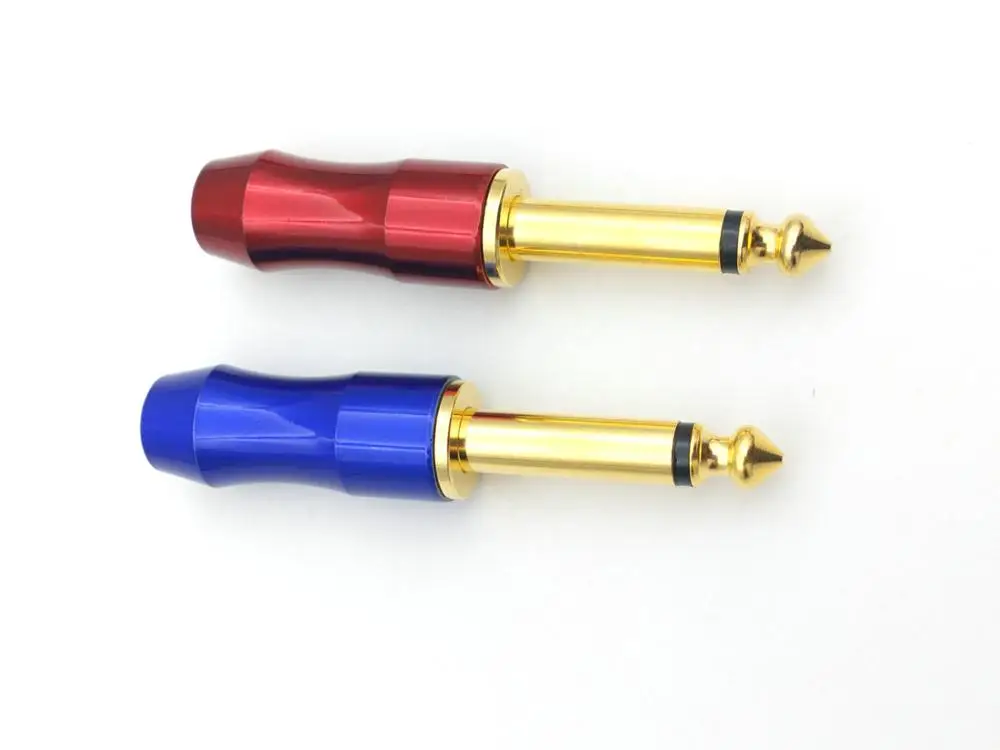 100 шт. медный моноразъем 6 3 мм 1/4 дюйма для паяльного адаптера Новый