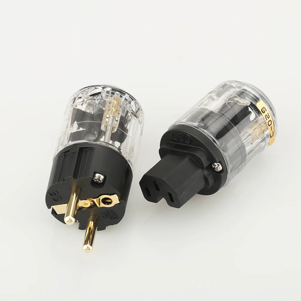 1 пара Hifi audio P-029E C-029 EUR удлинитель кабеля питания Schuko