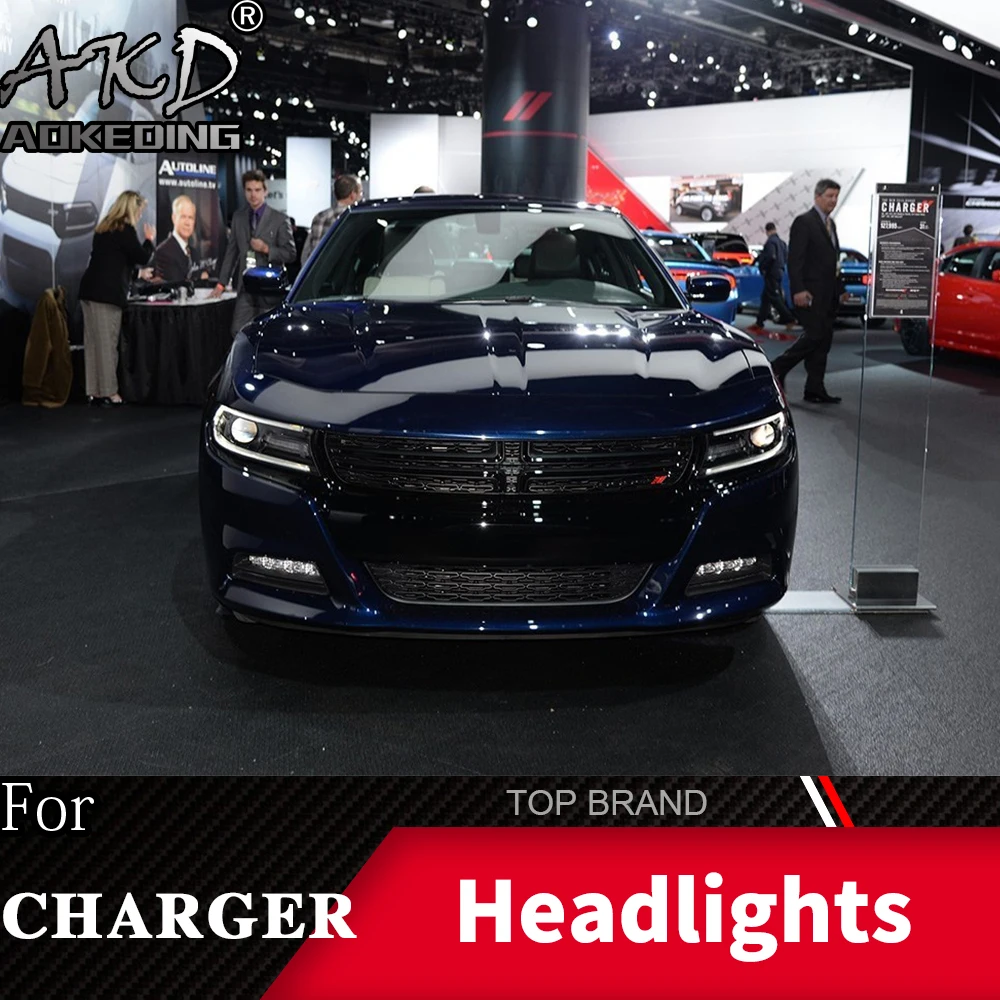 Головной фонарь для автомобиля Dodge charger- фары Противотуманные фары Дневные ходовые огни DRL H7 светодиодный Биксеноновая лампа автомобильные аксессуары