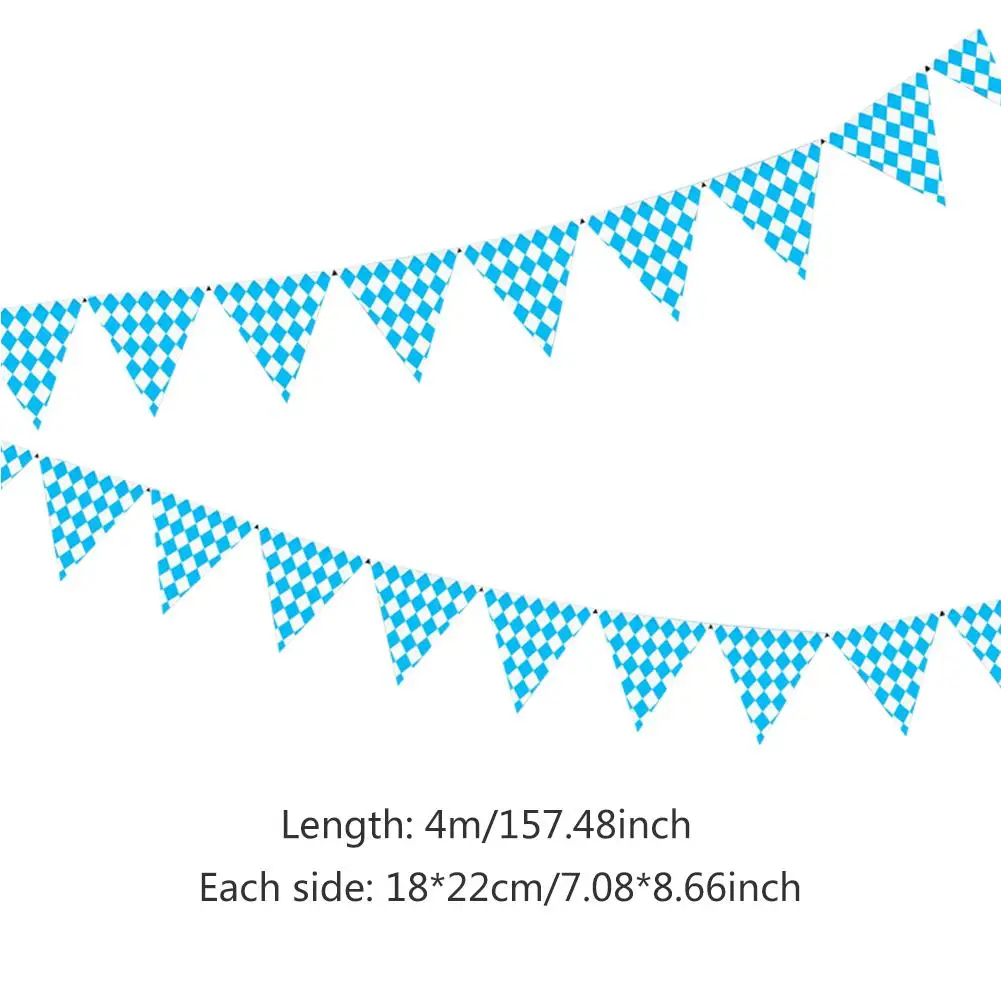 Украшение для Октоберфеста флаг вечевечерние подвесное украшение гирлянда