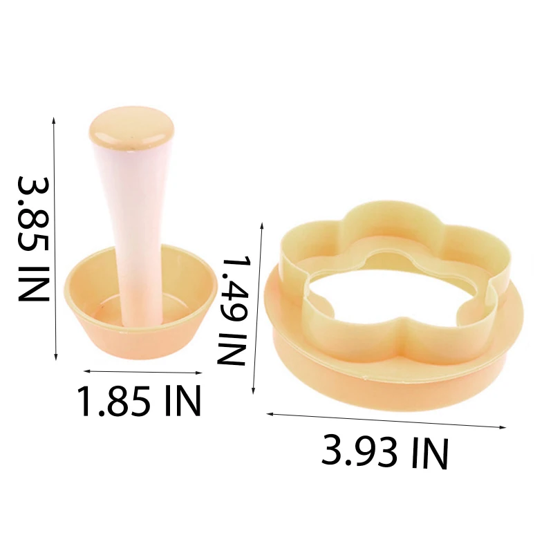 TTLIFE Plastic Pastry Tamper Tart Shell Molds Cutter Flower/Round Dough Cookie Set Cupcake Muffin Mold | Дом и сад