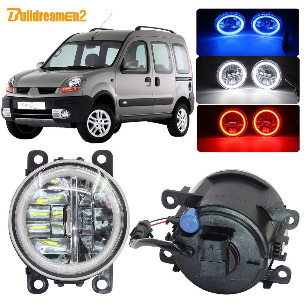 Buildreamen2 автомобиля H11 светодиодный лампы 4000LM туман светильник комплект глаза