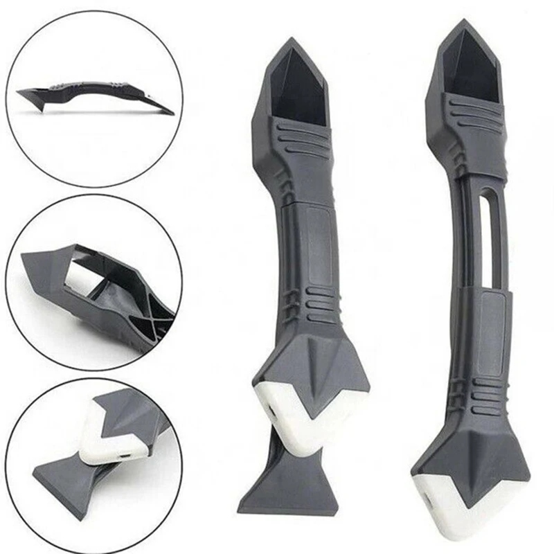 3pcs Set Silicone Scraper Caulking Grouting Tool Kitchen Window Cleaner Scrapers Sealant Finishing Cleaning Kit | Дом и сад