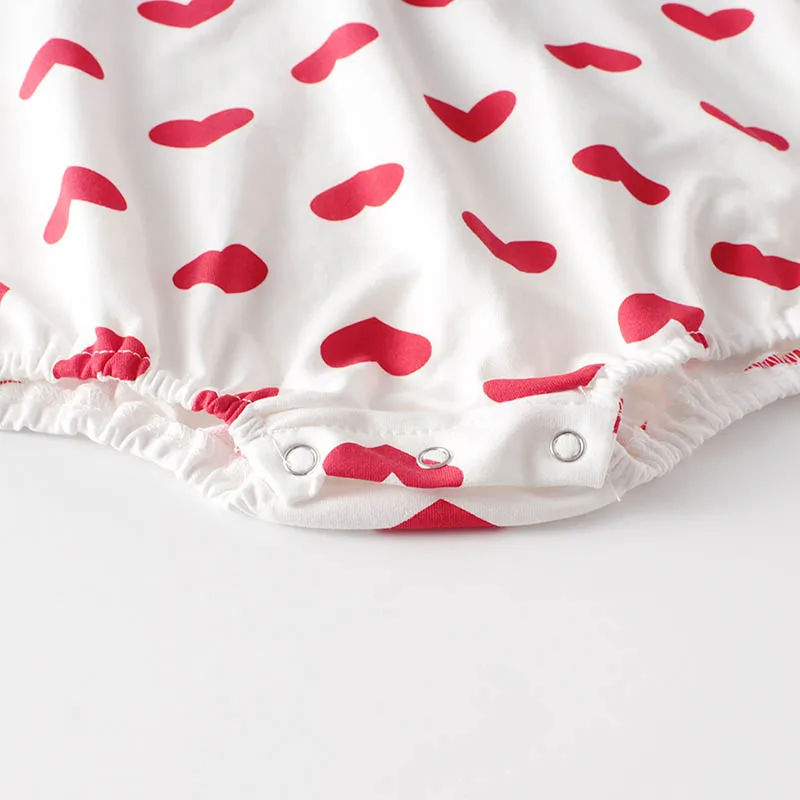 Боди для новорожденных милое хлопковое боди с длинным рукавом маленьких девочек