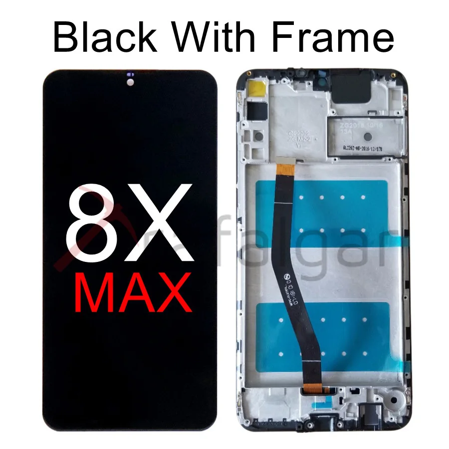 Для huawei Honor 8X ЖК-дисплей Дисплей Сенсорный экран дигитайзер с рамкой JSN L22 L21 для Honor 8X MAX ЖК-дисплей Honor8X 8Xmax Экран являются AL00