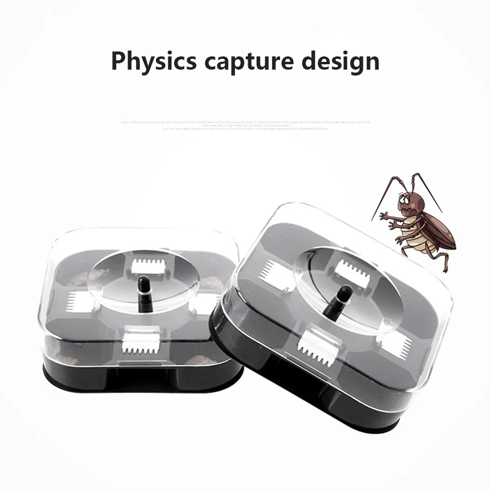 

Ловушка для тараканов с приманками, пластиковая многоразовая Нетоксичная ловушка для насекомых, ловушка для насекомых