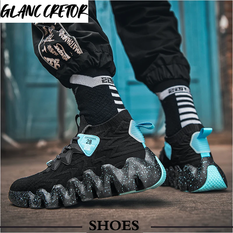 

Breathable Running Shoes Fashion Design Style Outdoor Wear-resistant No-slip Jogging Shoes Scarp Uomo High Quality Men Sneakers