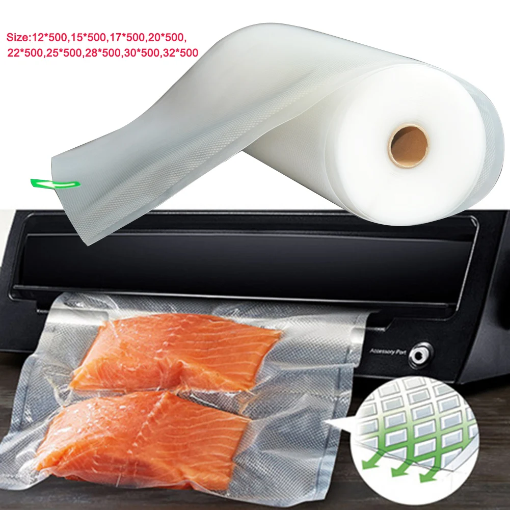 1 Roll Food Storage Bag Sterility Vacuum Packing Low Cost Fresh Sealer for Microwave Fridge #N | Дом и сад