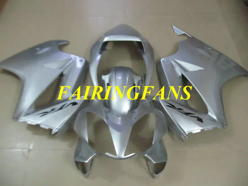 Мотоцикл обтекатель комплект для HONDA VFR800 02 03 04 05 06 VFR 800 2002 2004 2006 ABS серебро