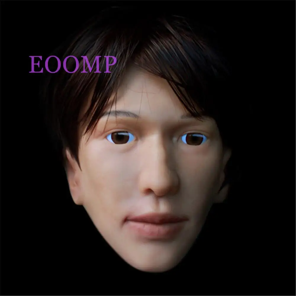 Masquerade Mask Realistic Male Masks Silicone face Party |