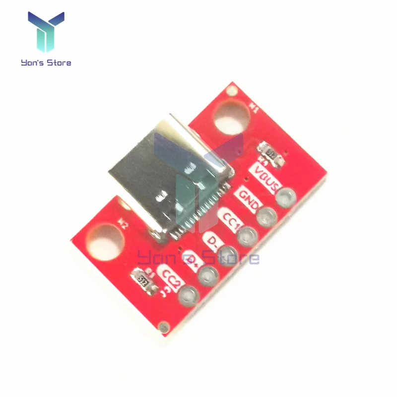 

5Pcs Usb 3.1 Type-C Connector 16 Pins Vrouwelijke Socket Bakje Adapter Om Soldeer Draad & Kabel 16 pins Ondersteuning Pcb Board