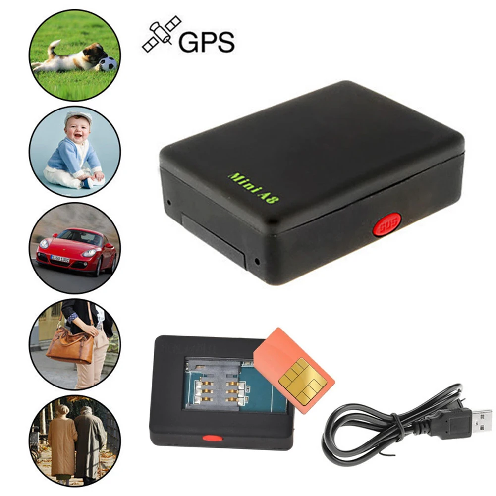 Мини трекер A8 с Gsm/gprs Gps трекером и кнопкой Sos|Фитнес-трекеры| |